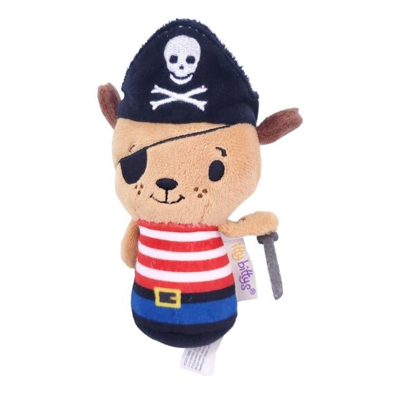 Pirate Party Pup Hallmark‎ itty bitty bittys Dog Stuffed Animal Skull Crossbones - Picture 1 of 6